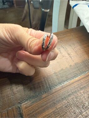 Silver Tone Hoop Huggies